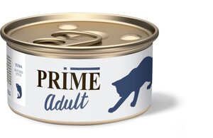 Prime консервы для кошек тунец в собственном соку (70 г)