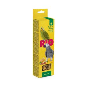 Рио палочки для попугаев с медом и орехами, 2х90 г (180 г)