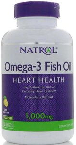 Рыбий жир Омега-3, 1000 мг, 150 капсул, Natrol
