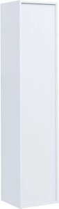 Шкаф-пенал Aquanet Lino (Flat) 35 подвесной, белый глянец