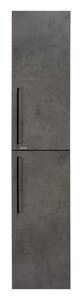 Шкаф-пенал Brevita Rock 35 правый подвесной бетон тёмно-серый