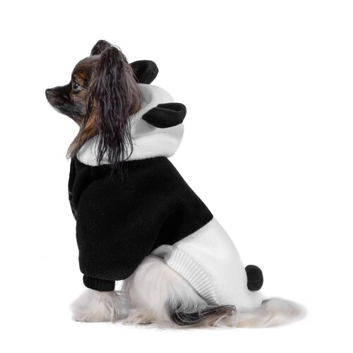 Tappi одежда толстовка "Спайк" для собак, черный/белый (L)