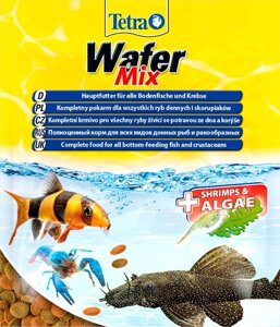 Tetra (корма) корм для донных рыб и ракообразных. пластинки Wafer Mix (15 г)