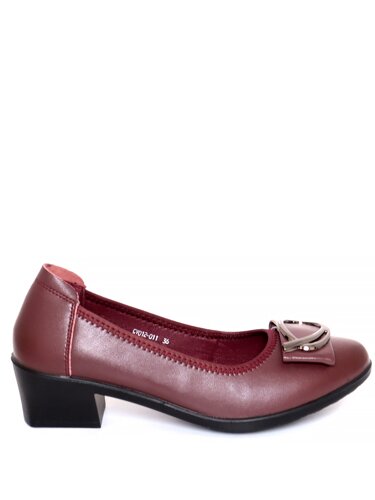 Туфли Baden женские демисезонные, размер 39, цвет бордовый, артикул CV012-011