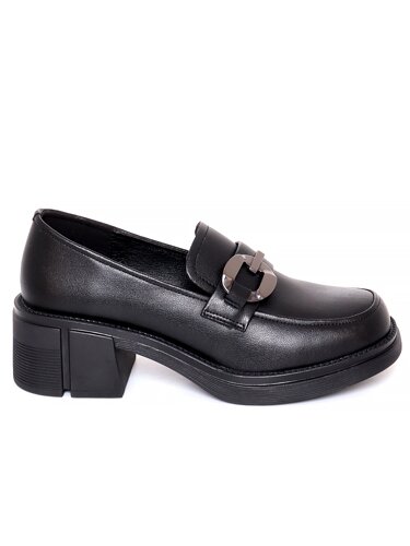 Туфли Bonavi женские демисезонные, размер 38, цвет черный, артикул 32R6-37-101