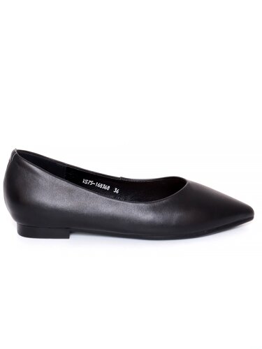 Туфли Respect женские демисезонные, размер 39, цвет черный, артикул VS75-168368