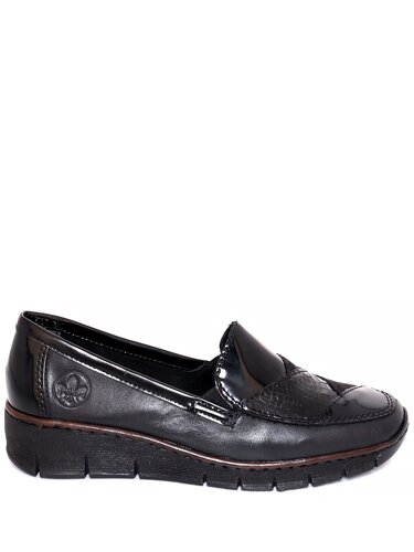 Туфли Rieker женские демисезонные, размер 36, цвет черный, артикул 53785-00