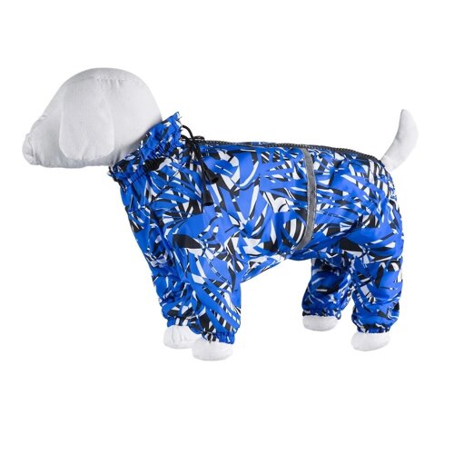 Yami-Yami одежда дождевик для собак малых пород, с рисунком "пальмы"M)