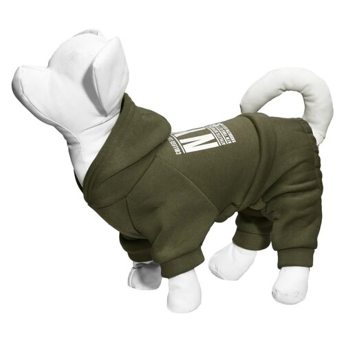 Yami-Yami одежда костюм для собаки с капюшоном, хаки (L)