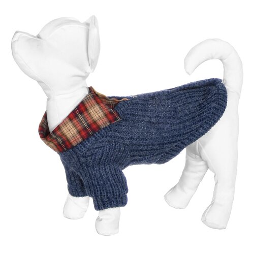 Yami-Yami одежда свитер с рубашкой для собак, синий (S)