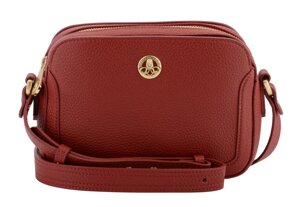 Женская сумка-бочонок Maison Pourchet, красная