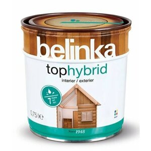 BELINKA TOPHYBRID / белинка топгибрид Лазурное покрытие на водной основе 0,75л №13 сосна