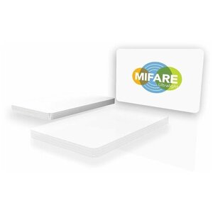 Бесконтактная карта доступа не перезаписываемая Mifare АйТек про (комплект 10 штук) пластиковая