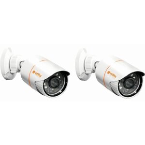 Цифровая уличная камера VeSta VC-G341, 4 Мп (M101, f3.6, Белый, IR, 12 вольт) - 2шт