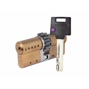 Цилиндр Mul-t-Lock Classic Pro ключ-ключ (размер 31х31 мм) - Латунь, Шестеренка (3 ключа)