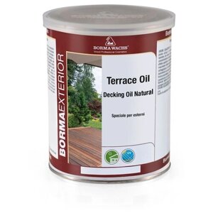 Цветное масло для террас Borma Terrace Oil - Decking Oil Natural (1 л бесцветное )