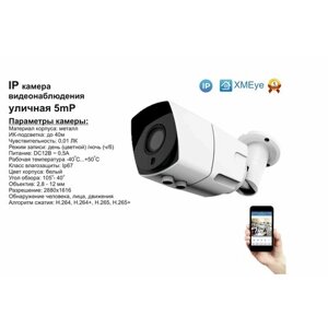 DVW500IP5mp. уличная IP камера 5мп с ик до 20м.