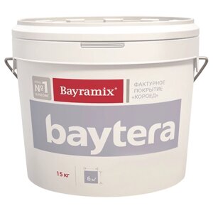 Фактурное покрытие короед Bayramix Baytera 15 кг крупная 2.5 3 мм мокрая стена