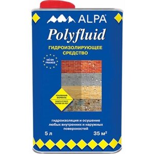 Гидроизолирующее средство полифлюид 5 л ALPA