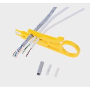 Инструмент для снятия изоляции "Стриппер", для зачистки проводов, для обрезки и обжима кабеля и витой пары, 6 шт