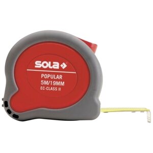 Измерительная рулетка Sola Popular 50024301, 19 мм х5 м