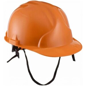 Каска защитная строительная (оранжевая)