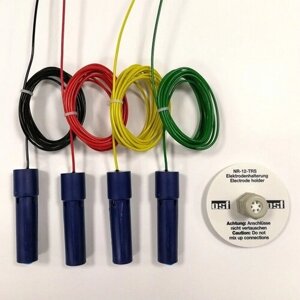 Комплект из 4 электродов (сталь V4A) для блоков OSF NR-12-TRS-2 / TRS-3, с цветными кабелями по 3 м и держателем, цена - за 1 шт