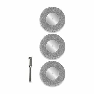Круги (диски) алмазные для гравера 30 мм. 3 шт. VertexTools