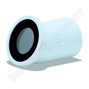 Отвод для унитаза Ани пласт (W2220) d110 мм 22,5° пластиковый переходной для унитаза