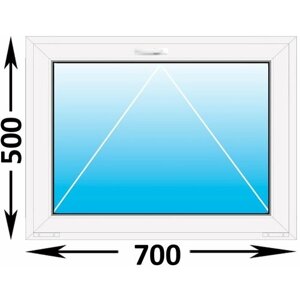 Пластиковое окно Melke фрамуга 700x500 (ширина Х высота) (700Х500)