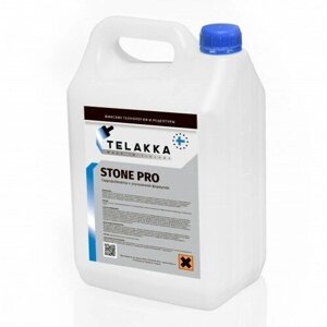Пропитка c улучшенной формулой для долговременной защиты камня (гидрофобизатор) Telakka GIDROFOB STONE PRO 5л