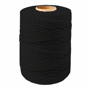 Шнур плетеный "Универсал" 3,0 мм (500 м) на бобине (тест 55 кг) чёрный