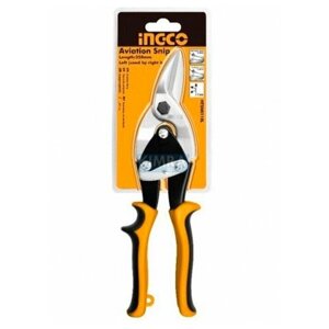Строительные ножницы по металлу, левый рез, 250мм, INGCO HTSN0110L