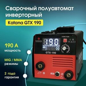 Сварочный аппарат полуавтомат KATANA GTX-190 сварка без газа на 190 А.