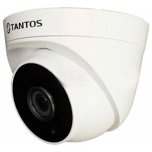 Tantos Купольная IP камера видеонаблюдения Tantos TSi-Eeco25FP (2.8, 91°2Мп, PoE, BLC, DNR, ИК 30м)