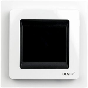 Терморегулятор DEVI Touch полярный белый термопласт