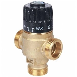 Термостатический смесительный клапан для систем отопления и ГВС 3/4" НР 30-65°С KV 2,3, STOUT SVM-0125-236520