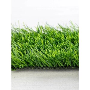 Трава искусственная зеленая 40 мм спортивная 8800Dtex 5м*1м / искусственный газон / рулонный газон