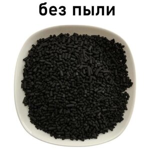 Уголь активированный 4 л - 2 кг для очистки воздуха от запахов, обеспыленный, гранулированный для наполнения угольных фильтров
