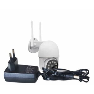 Уличная поворотная Wi-Fi IP камера HD com 9826-Tuya Мод: ASW5-8GS (S18133AP9) (разр 5мп) приложение туйя / Smartlife и облачной записью AMAZON. Звук. П