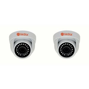 VeSta VC-G241 Купольная камера IP, 4 Мп (M002, f2.8, Белый, IR, питание 12 вольт) - 2шт