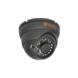 VeSta VC-G450V Антивандальная цифровая камера IP, 5 Мп (2592 х 1944)M108, f2.8-12, Титан, IR, POE и 12 вольт, спецсборка)