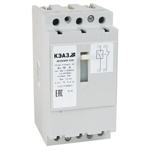 Выключатель автоматический АЕ2046М-100-0.6А-12Iн-400AC-У3 | код 104611 | КЭАЗ ( 1шт )