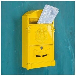 Ящик почтовый №4010, желтый