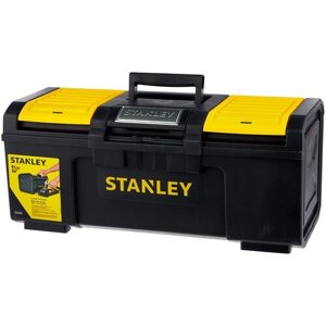 Ящик с органайзером STANLEY 1-79-218 Line Toolbox, 59.5x28.1x26 см, 24 , черный