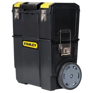 Ящик STANLEY Mobile Work Center 2 в 1 1-70-327, 57x47.5x28.4 см, черный