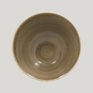 Ассиметричная тарелка Twirl Alga 650мл 22х9см RAK Porcelain | TWBUBA22AL