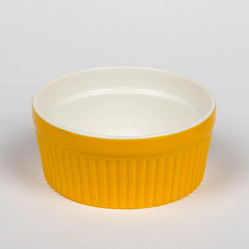 Чашка для подачи "Крем-Карамель" Рамекин 400мл 12см желтая P. L. Proff Cuisine | F0332Y-4.8W