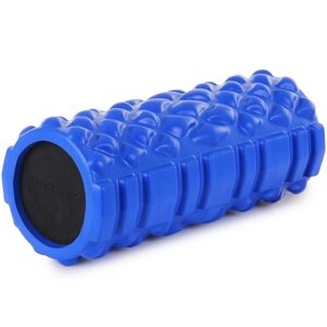 Цилиндр рельефный для фитнеса Harper Gym EG04 ?13х33 см синий