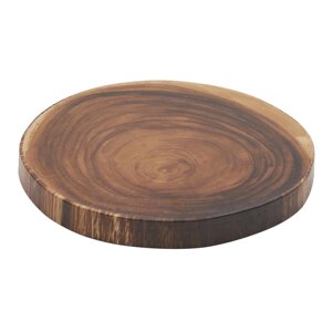 Доска для подачи 33,5х3см круглая Аfrican Wood 2 пластик меламин P. L. Proff Cuisine | S03212-TAI